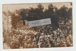 CPA PHOTO - 87 - SAINT-LEONARD-de-NOBLAT - Fête Du Commerce 1911 - Arrivée De La Patriote De LIMOGES - CARTE RARE - - Saint Leonard De Noblat