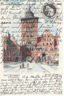 Lübeck Burgtor Von Innen LItho Gl1899 #D0025 - Autres & Non Classés