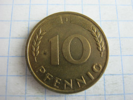 Germany 10 Pfennig 1950 J - 10 Pfennig