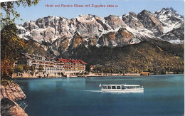 Hotel Und Pension Eibsee Mit Zugspitze Ngl #145.121 - Autres & Non Classés