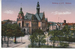 Harburg A.d.Elbe Rathaus Bahnpgl1917 #D0240 - Other & Unclassified