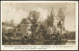 Budapest Stadtwäldchen Mit Der Burg Vajdahunyad Glca.1930 #140.007 - Hungary