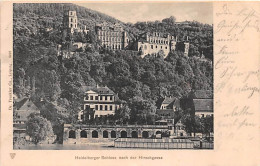 Heidelberger Schloss Nach Der Hirschgasse Gl1904 #145.125 - Other & Unclassified