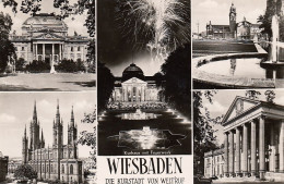 Wiesbaden Mehrbildkarte Gl1957 #D0872 - Autres & Non Classés