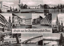 Bonn Teilansichten Mehrbildkarte Bahnpgl1953 #145.907 - Other & Unclassified