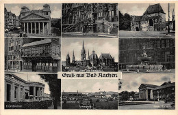 Aachen Teilansichten Mehrbildkarte Gl1952 #145.712 - Other & Unclassified