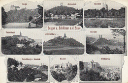 Burgen Und Schösser An Der Saale Mehrbildkarte Ngl #D0931 - Other & Unclassified