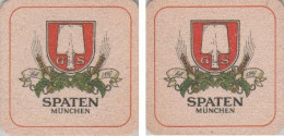 5002298 Bierdeckel Quadratisch - Spaten - Bier Aus München - Beer Mats