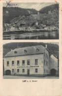 Löf An Der Mosel Gasthaus Zur Traube Panorama Glca.1925 #146.156 - Autres & Non Classés