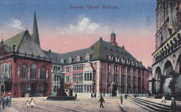 Bremen Neues Rathaus Feldpgl1918 #D1384 - Other & Unclassified