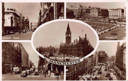 England: Manchester Teilansichten Mehrbildkarte Gl1952 #147.254 - Andere & Zonder Classificatie
