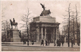 England: London Wellington Statue And Arch Hyde Park Corner Ngl #147.432 - Sonstige & Ohne Zuordnung