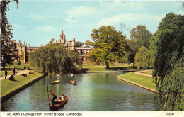 England: Cambridge - St. John's College From Trinity Bridge Gl1979 #146.688 - Otros & Sin Clasificación