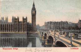 England: London Westminster Bridge Gl1903 #147.437 - Autres & Non Classés