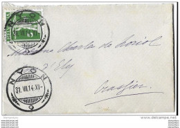 I - 3 - Petite Enveloppe  Envoyée De  Nyon 1914 - Brieven En Documenten