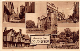 England: Colchester - 5 Views Gl1954 #146.744 - Andere & Zonder Classificatie