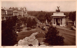 England: London Artillery Memorial And Piccadilly Ngl #147.487 - Autres & Non Classés