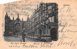 England: London Houses Of Parliament The Peers' Entrance Gl1902 #147.417 - Autres & Non Classés