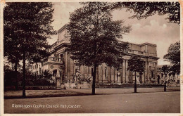 Wales: Cardiff - Glamorgan County Council Hall Gl1934 #146.937 - Autres & Non Classés
