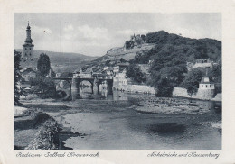 Bad Kreuznach Nahebrücke Und Kauzenburg Bahnpgl1942 #D1482 - Autres & Non Classés