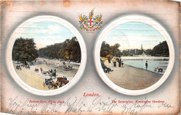 England: London Rott. Row Hyde Park/Serpentine Kensington Gardens Gl1909 #147.386 - Sonstige & Ohne Zuordnung