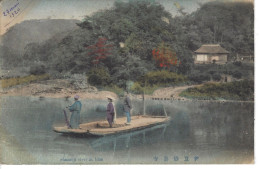 JAPON - T.Belle Vue Couleur Animée " Shuzenji River At Idzu " - Autres & Non Classés