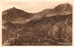 Wales: Snowdon From Nant Gwynant Ngl #146.960 - Other & Unclassified