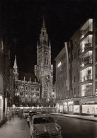 München Rosenstraße Und Rathaus Bei Nacht Ngl #D1707 - Autres & Non Classés