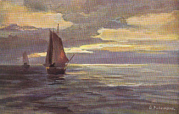 G.FUHRMANN Segelboote Auf Dem Meer Ngl #D2405 - Peintures & Tableaux