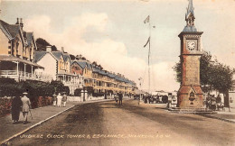 Isle Of Wight - Shanklin, Jubilee Clock Tower And Esplanade Ngl #147.017 - Sonstige & Ohne Zuordnung