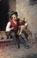 Tiere: Junge Mit Hund Gl1907 #150.608 - Autres & Non Classés