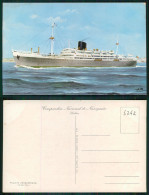 BARCOS SHIP BATEAU PAQUEBOT STEAMER [ BARCOS # 05242 ] - PORTUGAL COMPANHIA NACIONAL NAVEGAÇÃO PAQUETE MOÇAMBIQUE 2-67 - Passagiersschepen