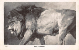Tiere: Löwen Gemälde Von Landseer Ngl #150.737 - Other & Unclassified