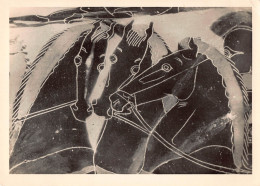 Tiere: Pferdeköpfe Auf Attischer Vase Schwarzfigurig Ngl #150.771 - Other & Unclassified