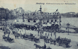 Hamburg Alsterpanorama Mit Alsterpavillon Gl1912 #149.309 - Sonstige & Ohne Zuordnung