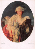 Tiere: Milchmädchen Mit Pony Gemälde Von Jean-Baptiste Greuze Ngl #150.784 - Other & Unclassified