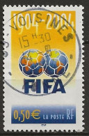 FRANCE Oblitéré 3671 FIFA Fédération Internationale De Football Association Ballon Sport Soccer - Used Stamps