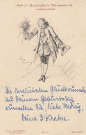 A.HENSCHEL's Skizzen Der Serviteur Glum 1950? #D4032 - Ohne Zuordnung