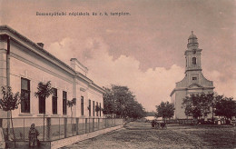 Bessenyötelki Népiskola és R. K. Templom "Baross" Nyomda Eger Ngl #149.709 - Hongarije