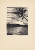 Miniatur Palme über See Ngl #D4217 - Ohne Zuordnung