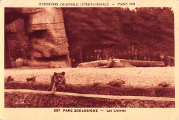 Tiere: Löwen Les Lionnes Exposition Coloniale Paris 1931 Ngl #150.739 - Autres & Non Classés