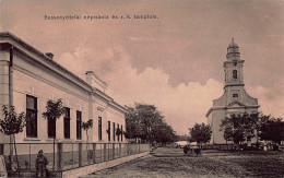 Bessenyötelki Népiskola és R. K. Templom "Baross" Nyomda Eger Ngl #149.736 - Hongrie