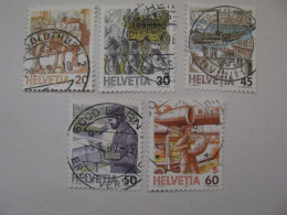 Schweiz  1340 - 1344  O - Used Stamps