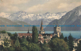 R665020 Lausanne. La Cathedrale Et Les Alpes Vaudoises. Illustrees Star. A. Kern - Monde