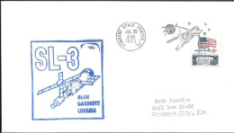 US Space Cover 1973. "Skylab 3" Launch KSC. NASA Cachet - Stati Uniti