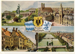 Gruss Aus München Mehrbildkarte Gl1963 #D4757 - Autres & Non Classés