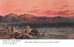 Israel: Abend Am Toten Meer/ Evening At The Dead Sea Ngl #148.794 - Sonstige & Ohne Zuordnung