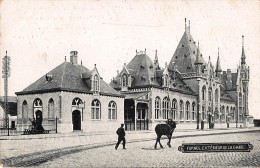Furnes Extérieur De La Gare Feldpgl1915 #149.382 - Andere & Zonder Classificatie