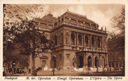Budapest M. Kir. Operaház / Königl. Opernhaus Gl1928 #149.979 - Hungary