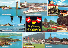 Grüße Vom Bodensee MS. "Austria" Mehrbildkarte Ngl #151.238 - Sonstige & Ohne Zuordnung